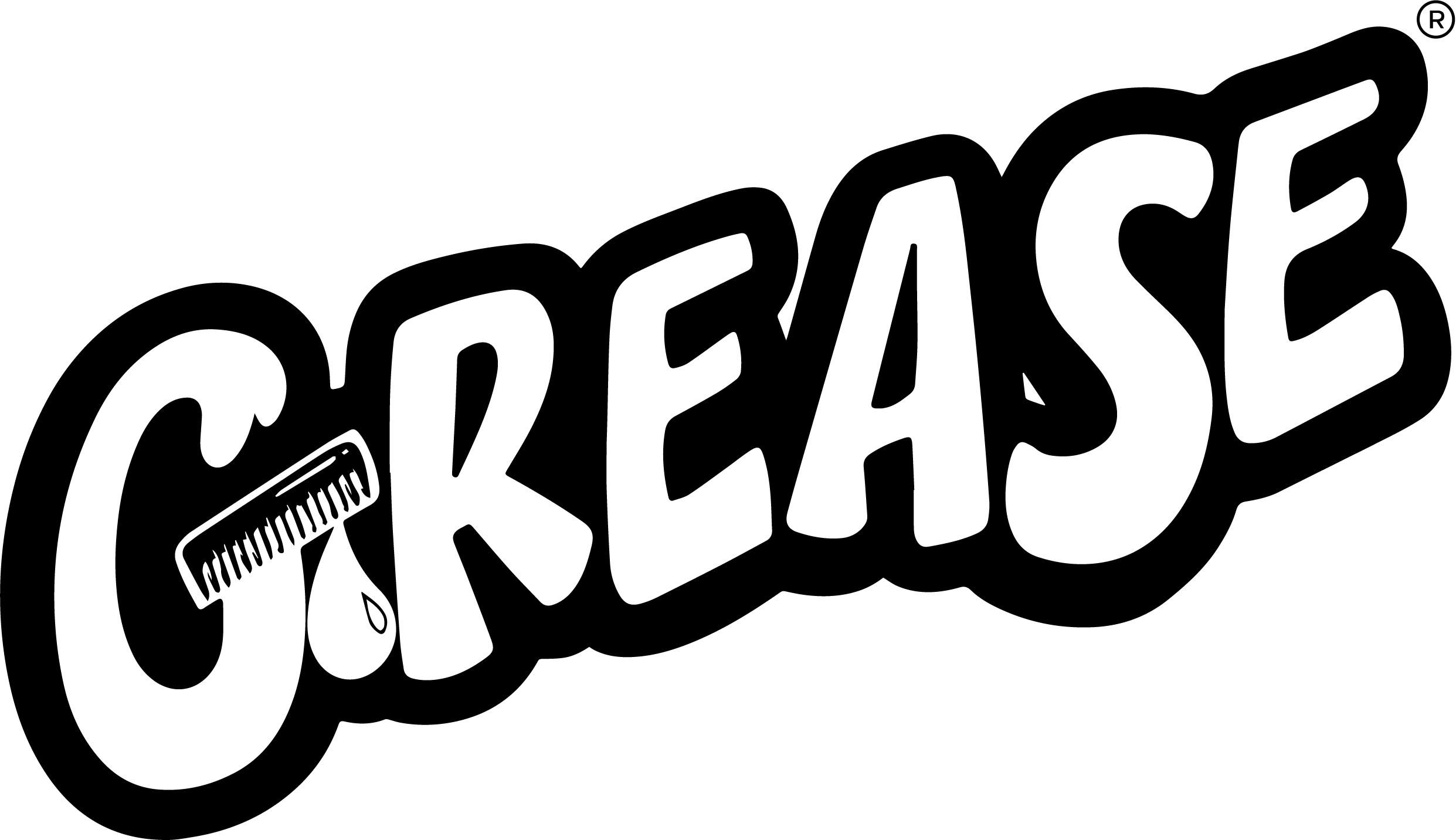 Grease The Musical Logo Clipart (2483x1432), Png Download