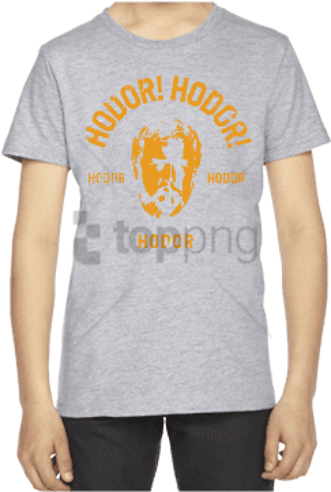 Free Png Hodor Hodor Png Image With Transparent Background - T-shirt Clipart (480x714), Png Download