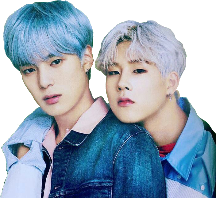 #minhyuk #jooheon - Minhyuk And Jooheon Png Clipart (704x646), Png Download