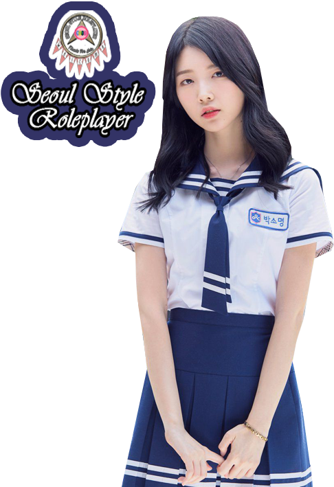 Ulzzang School Png - Idol School Park Somyeong Clipart (530x712), Png Download