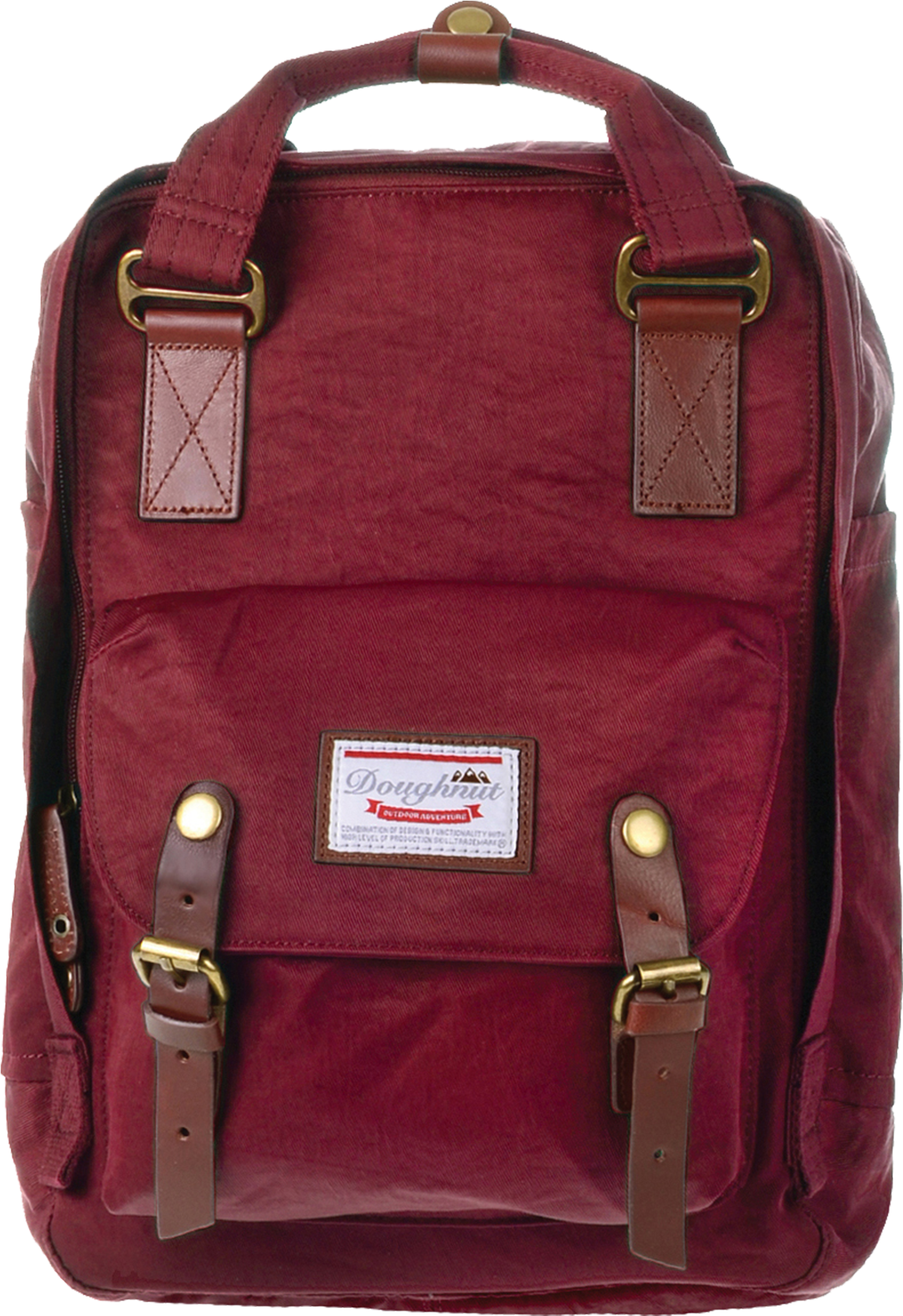 Doughnut Backpack - Doughnut Macaroon Backpack Blueberry Clipart (1996x2627), Png Download