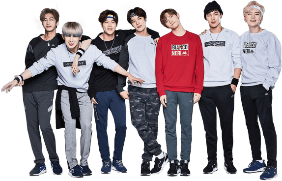 Monsta X Is A South Korean Boy Band Formed In 2015 - Monsta X Kpop Png Clipart (700x422), Png Download