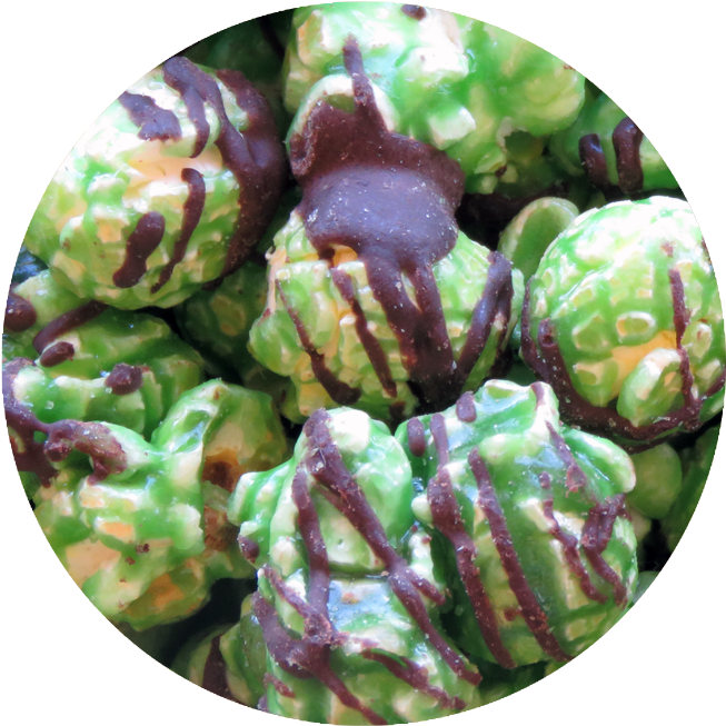 Delicious Mint Chocolate Chip Popcorn - Chocolate Clipart (676x676), Png Download