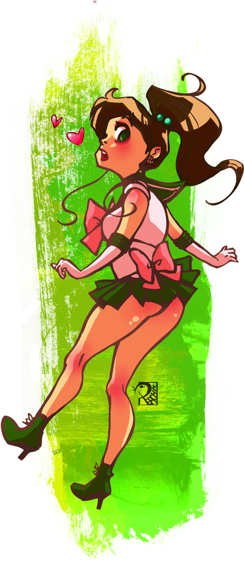 Sailor Jupiter Images Sailor Jupiter Hd Wallpaper And - Illustration Clipart (536x1124), Png Download