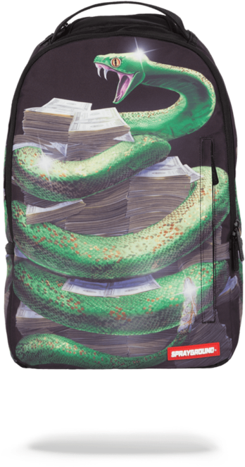 Sold Out Snake Stacks - Sprayground Backpack Snake Stacks Clipart (570x760), Png Download