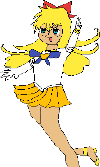 Sailor Venus - Cartoon Clipart (600x570), Png Download
