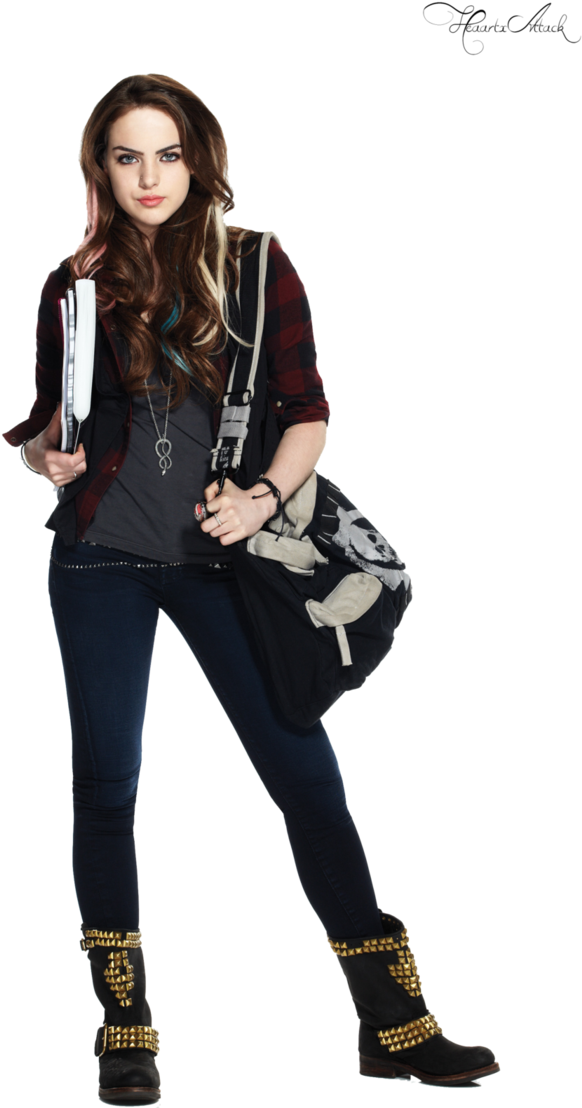Elizabeth Gillies Png - Elizabeth Gillies Victorious Outfits Clipart (718x1111), Png Download