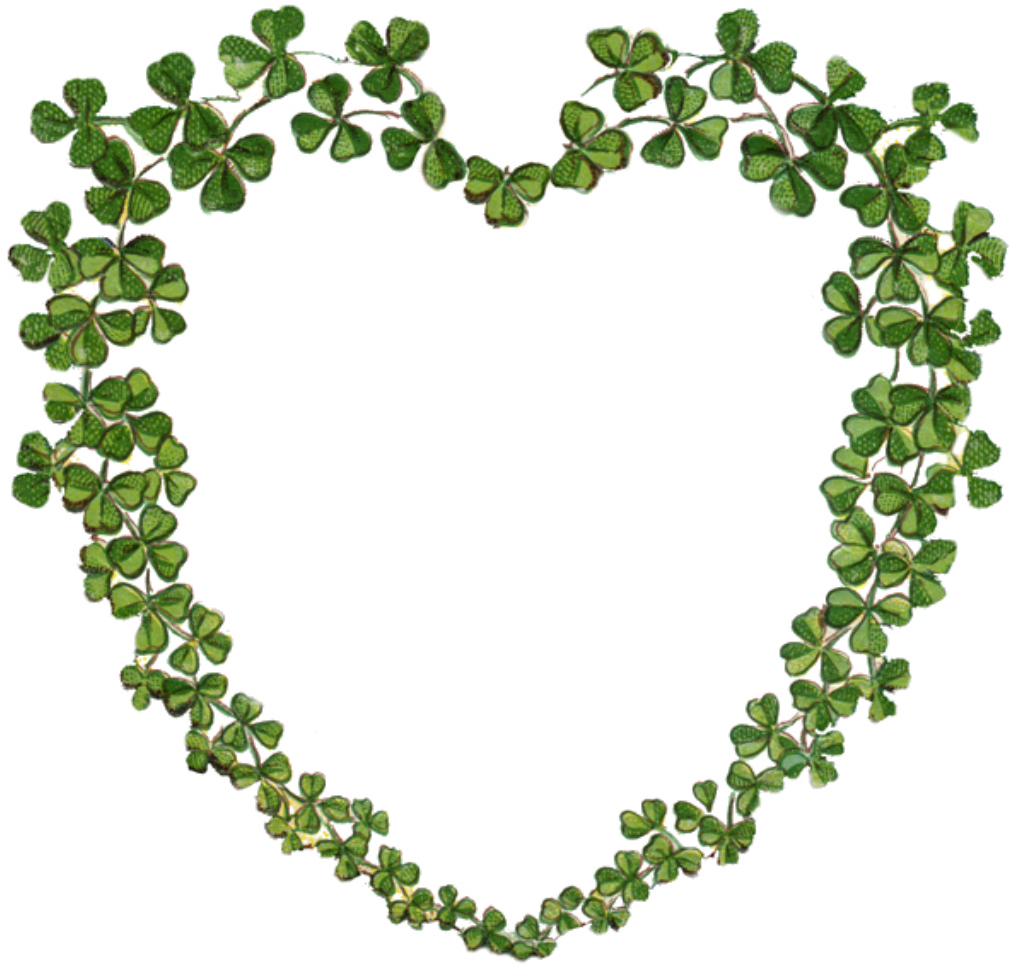 Look In The Nook Graphics And Images - Shamrock Heart Clipart (1024x980), Png Download