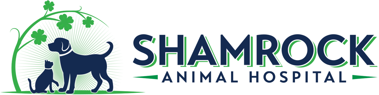 Shamrock Animal Hospital - Logo Veterinary Hospital Clipart (1270x342), Png Download
