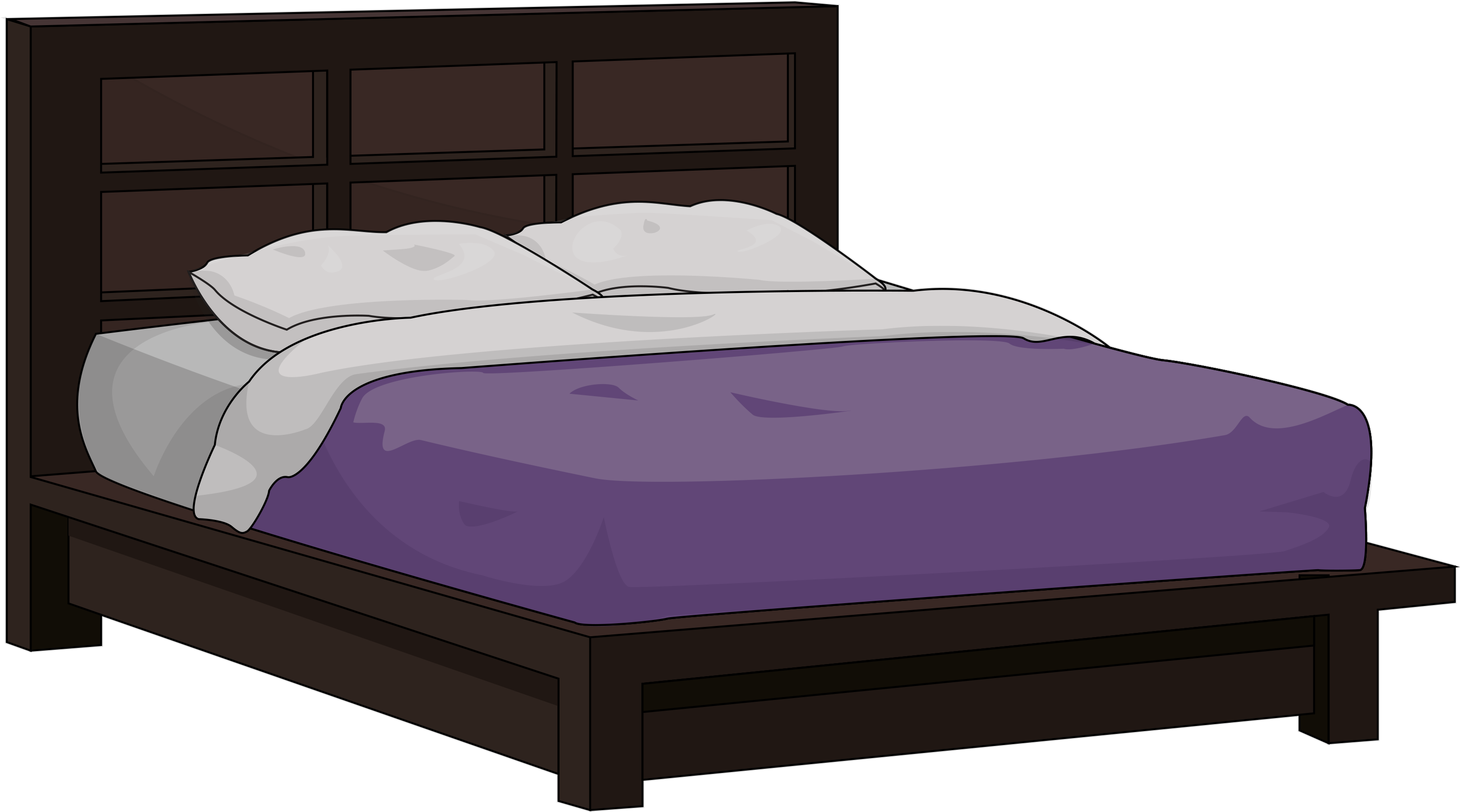 Cama De Matrimonio - Cama Png Clipart (3139x1746), Png Download