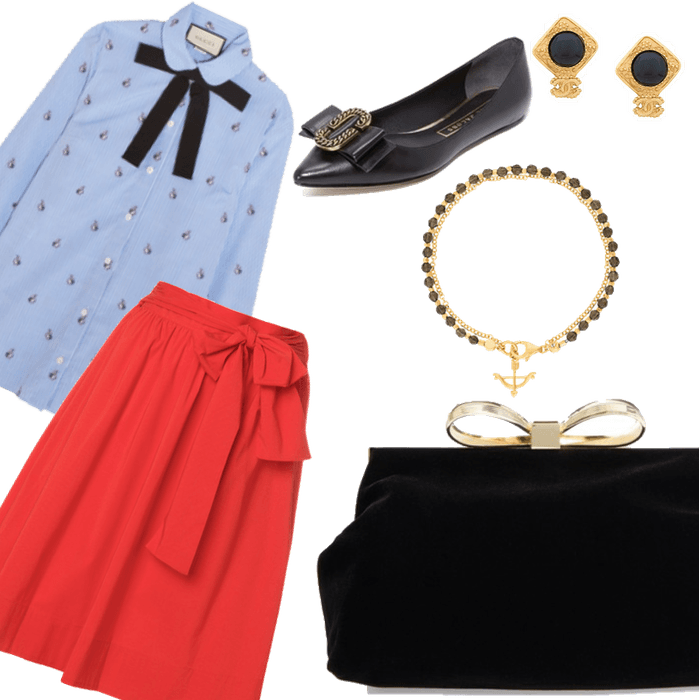 Gucci And Chanel - Ainslie Font Clipart (699x700), Png Download