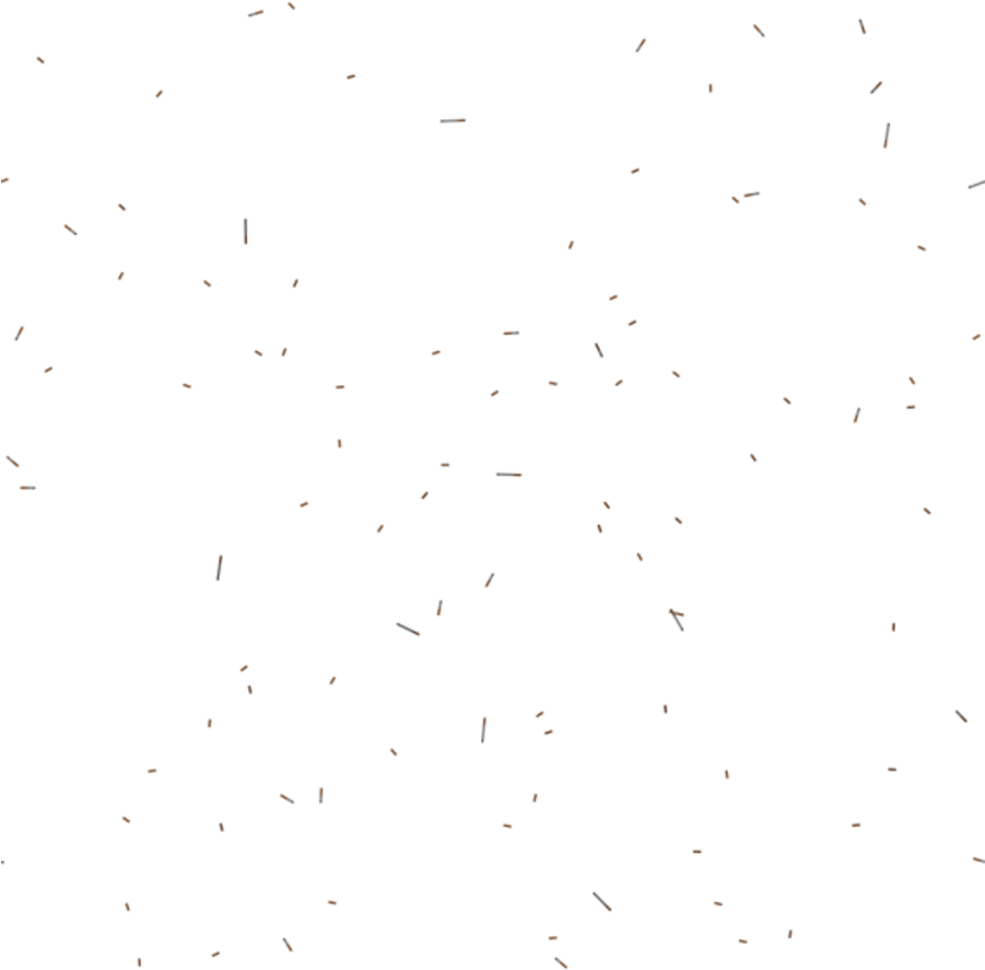 City Street Rubbish Cigarette Butts - Monochrome Clipart (900x900), Png Download