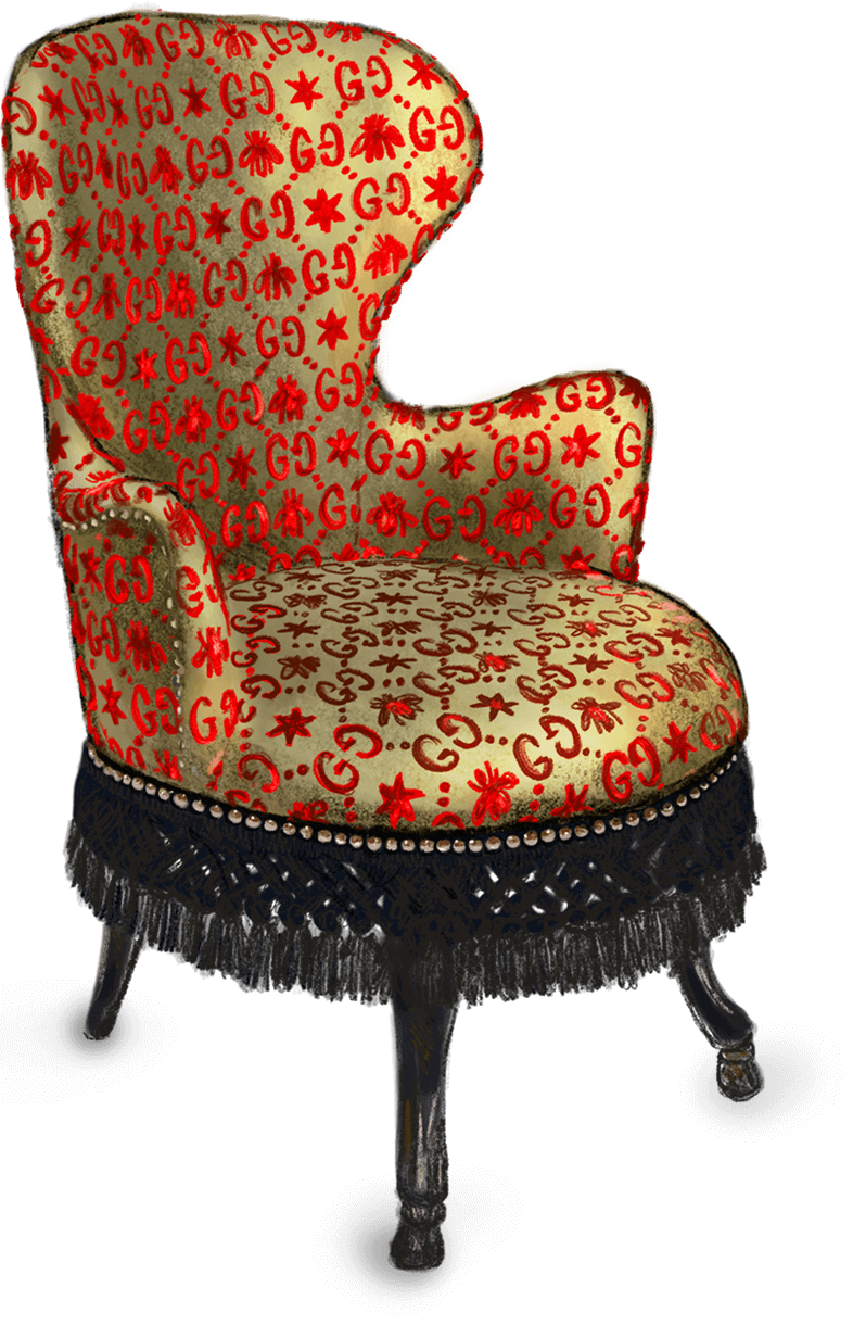 Chair Clipart (786x1220), Png Download