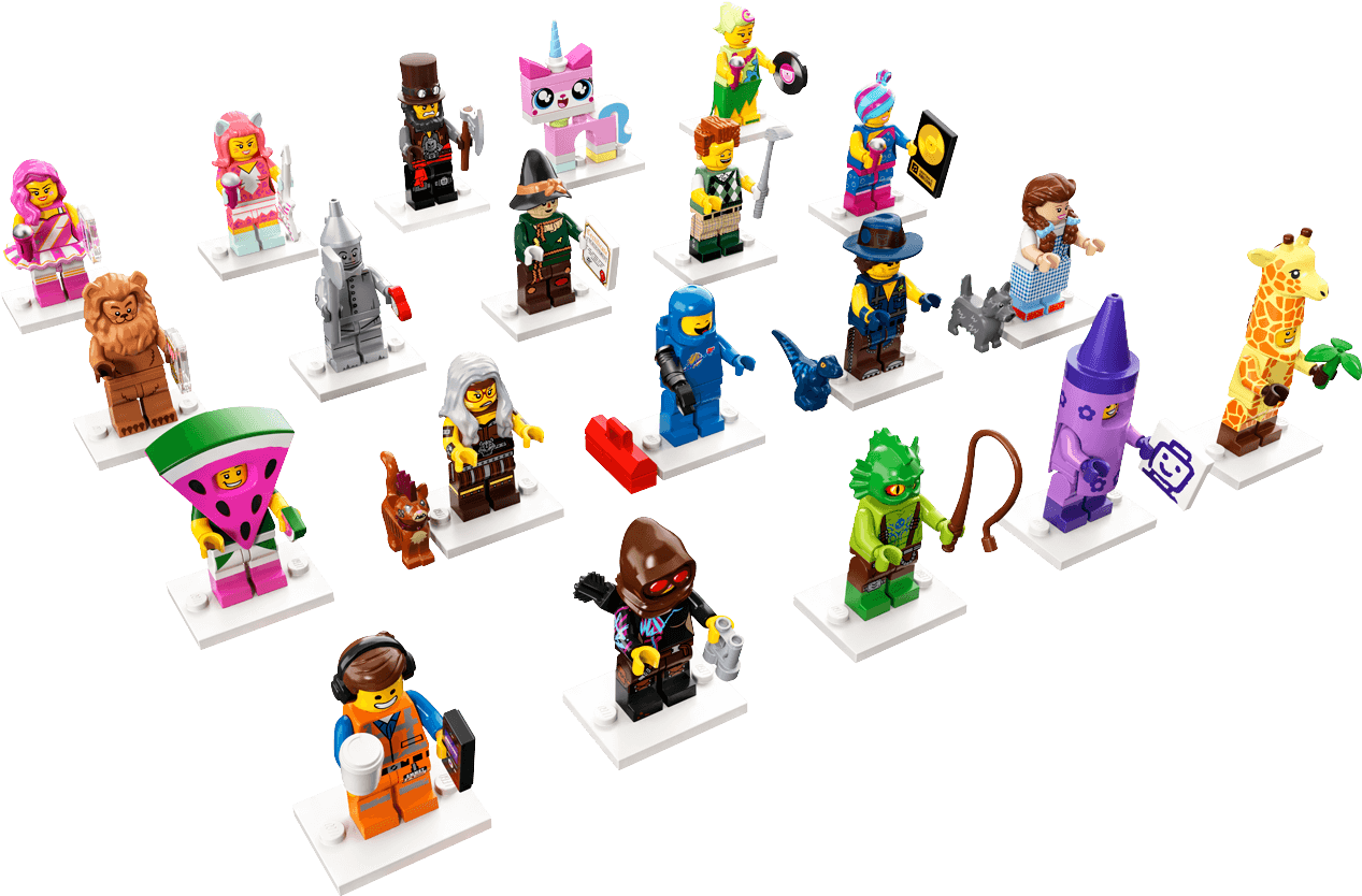 71023 The Lego® Movie - Lego Movie 2 Minifigure Series Clipart (1488x838), Png Download
