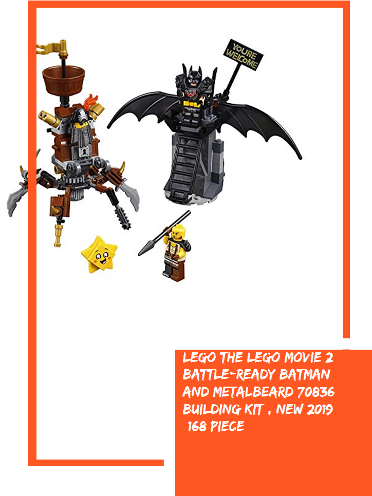 Lego The Lego Movie 2 Battle-ready Batman And Metalbeard - Lego Movie 2 Toys Clipart (735x1100), Png Download