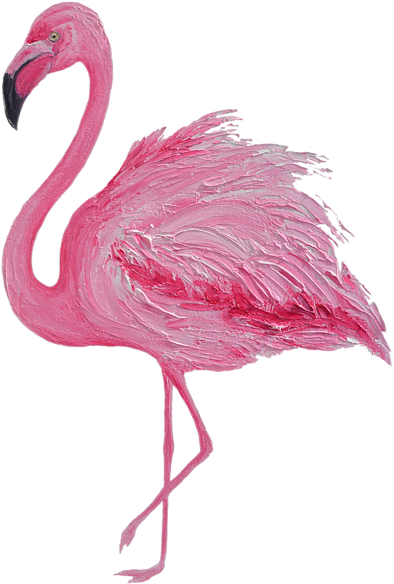 Bleed Area May Not Be Visible - Pink Flamingo Clipart (600x600), Png Download