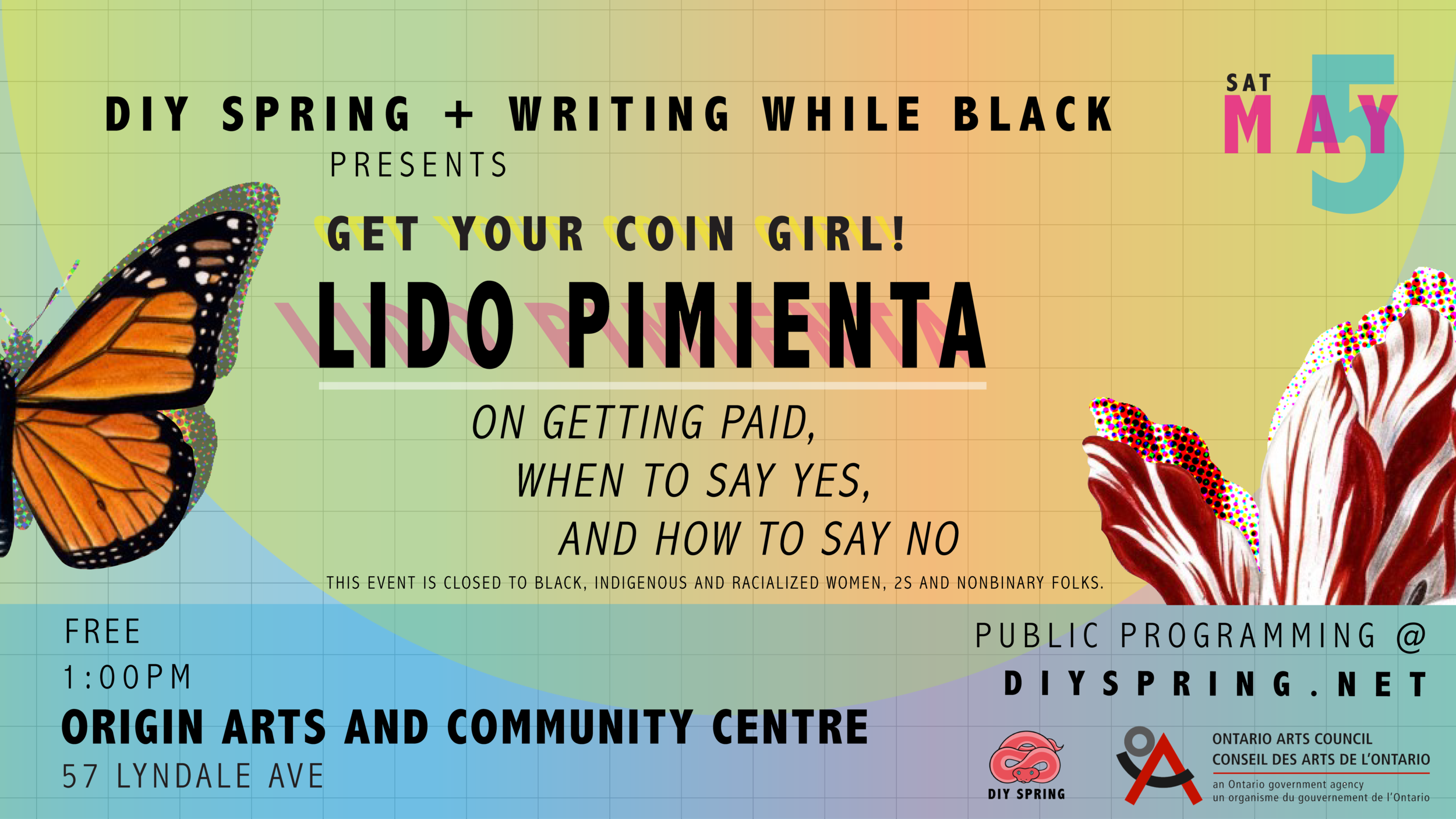 Diy Spring Writing While Black Present Clipart (2500x1406), Png Download