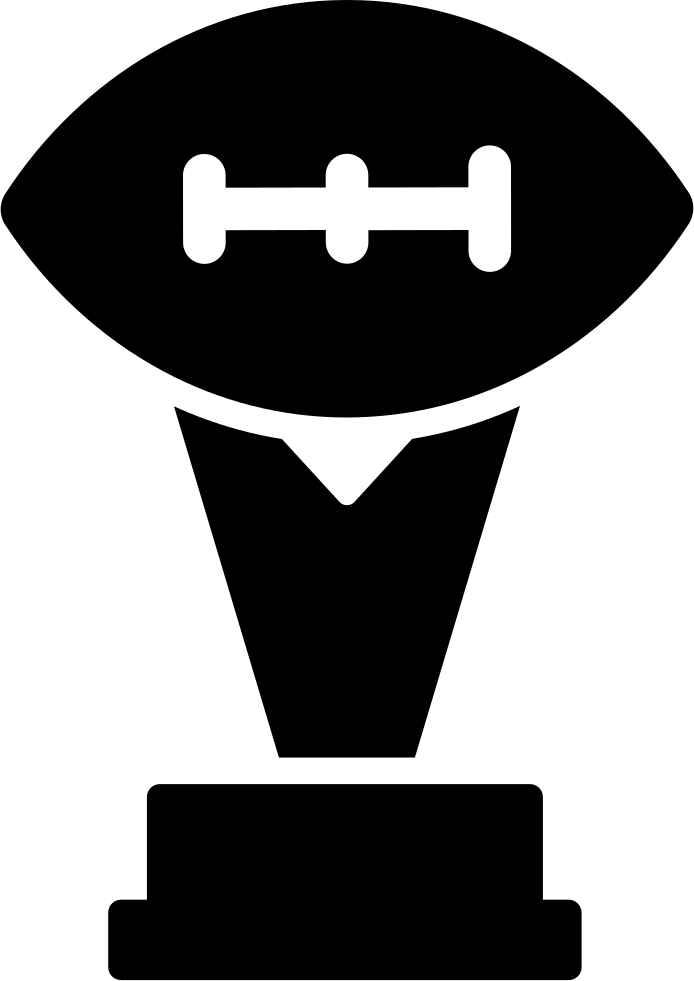 Football Trophy Comments - Football Trophy Icon Clipart (694x981), Png Download