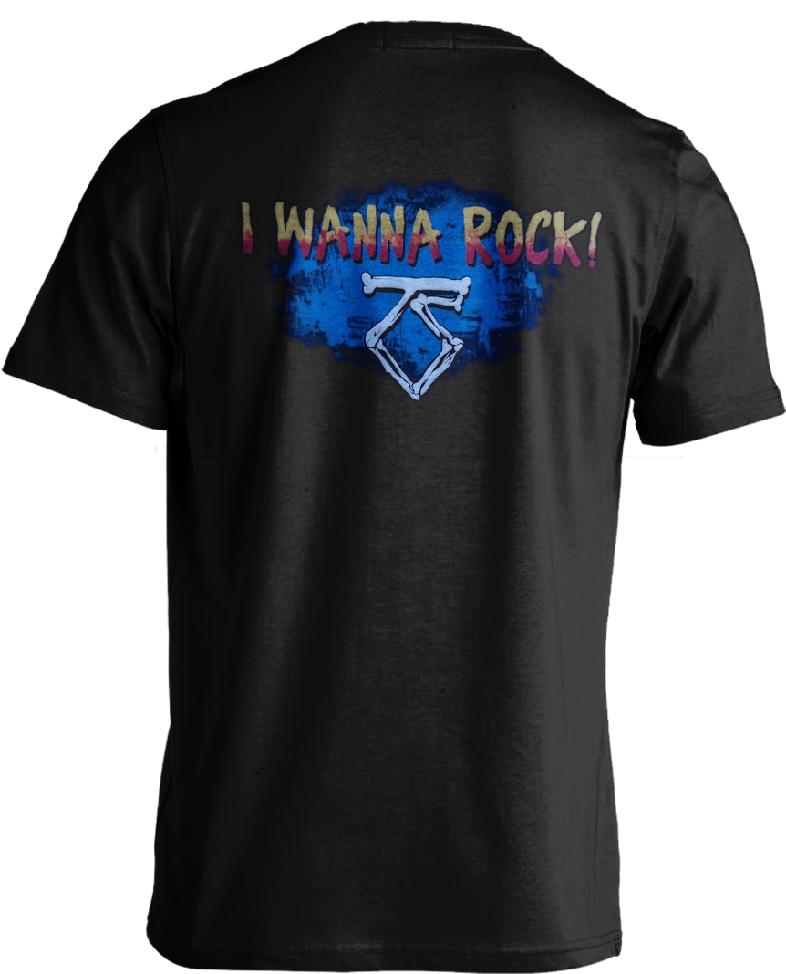 T-shirt Twisted Sister I Wanne Rock - Shirt Clipart (1075x1198), Png Download