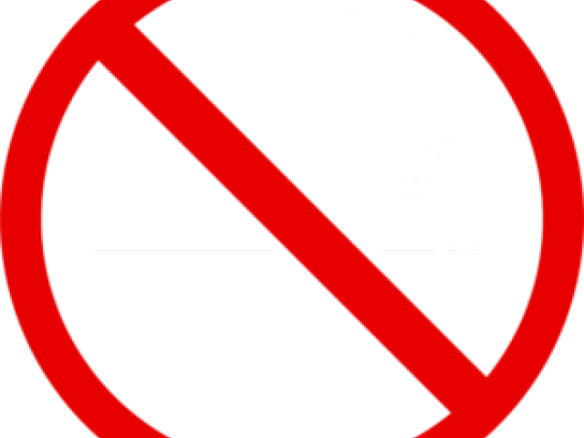 No Smoking Clipart - Circle - Png Download (640x480), Png Download