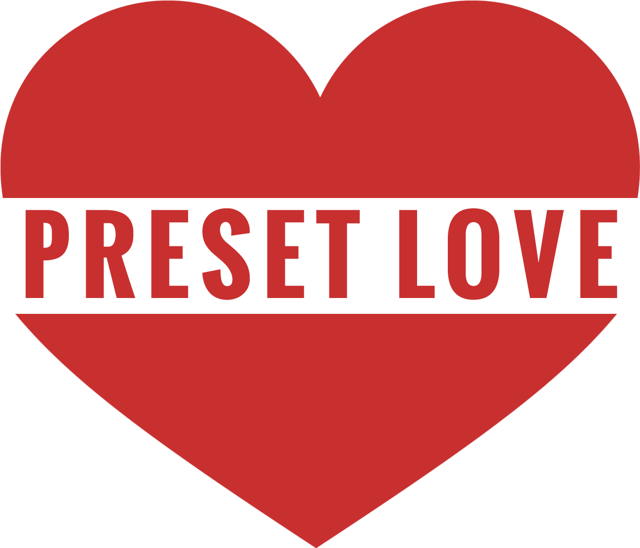 Free Lightroom Presets - Heart Clipart (1292x1107), Png Download