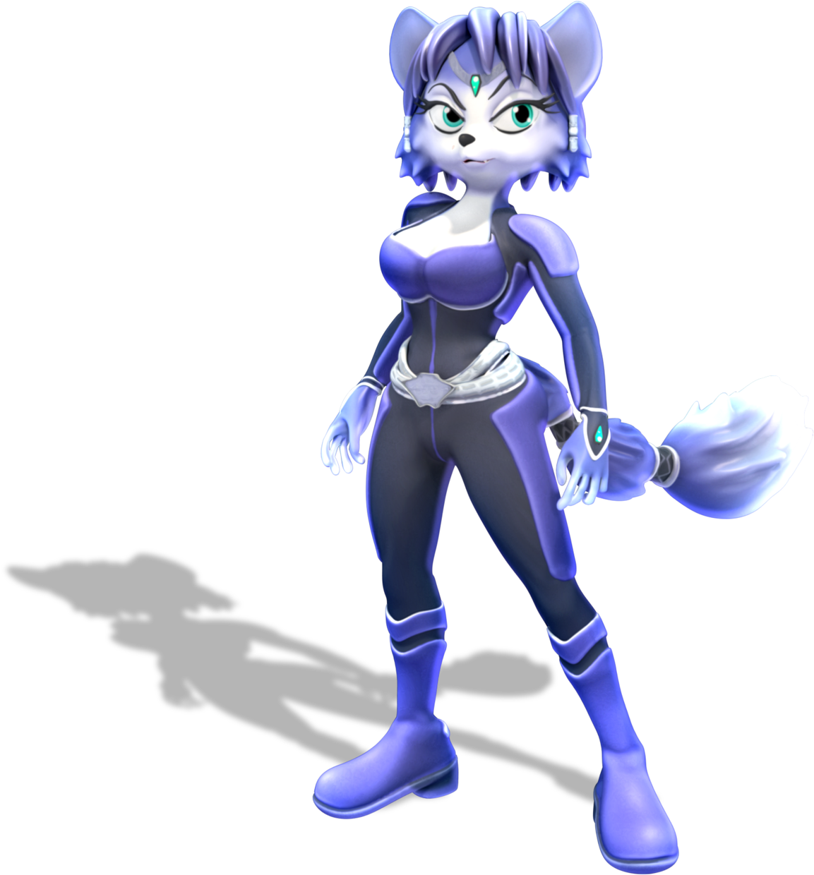 “my Model Of Krystal From Star Fox ” Yesssssss - Krystal Clipart (1280x1289), Png Download