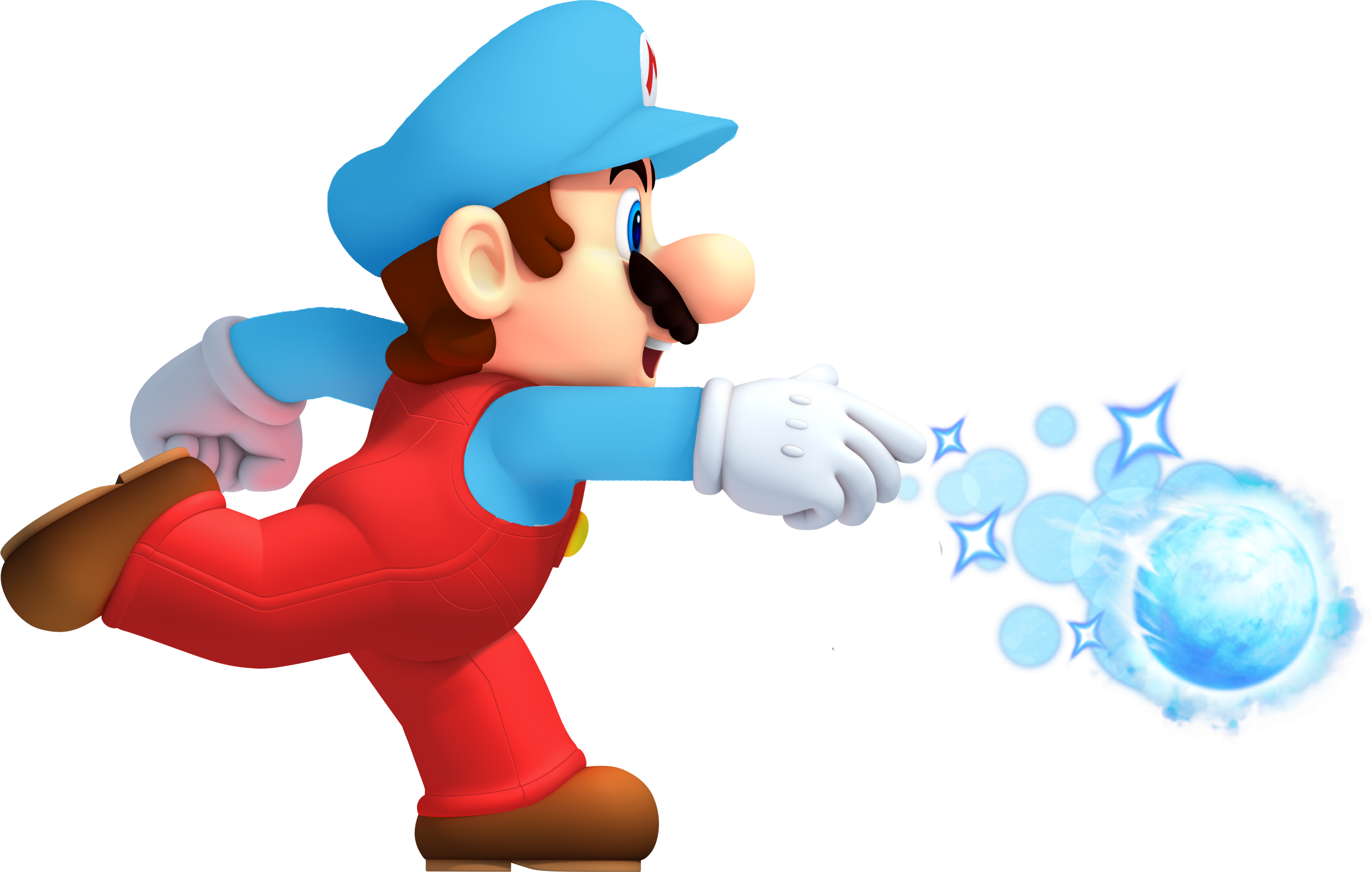 [ Img] [ Img] - Super Mario Fireball Png Clipart (4240x2696), Png Download