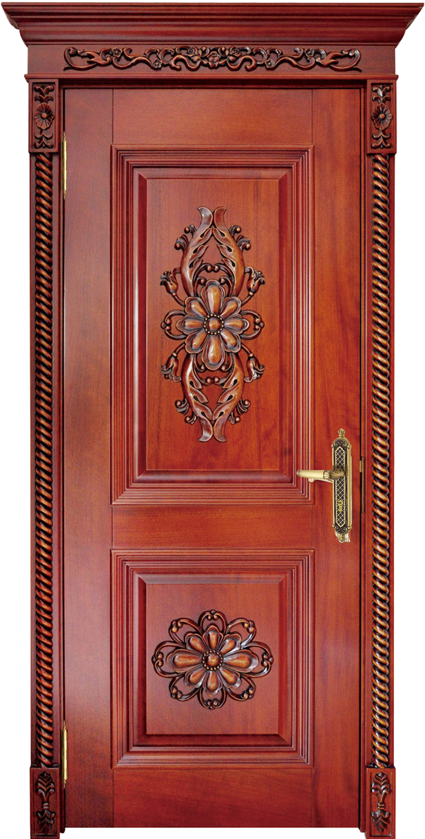 Wood Door Png - Home Door Clipart (617x1218), Png Download