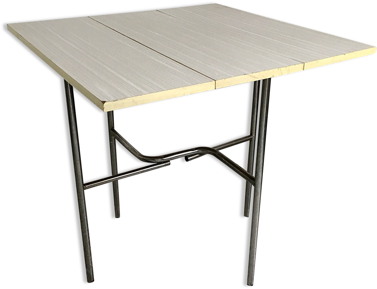 Folding Table In Formica Vintage 60's - Art Table Clipart (1247x956), Png Download