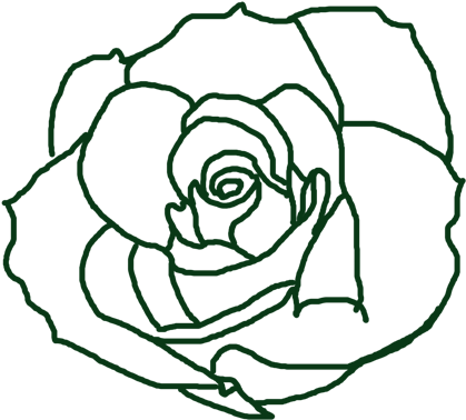 Frontrose - Line Art Clipart (750x500), Png Download
