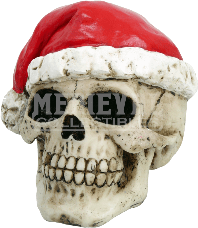 Skull Santa Hat Clipart (850x850), Png Download