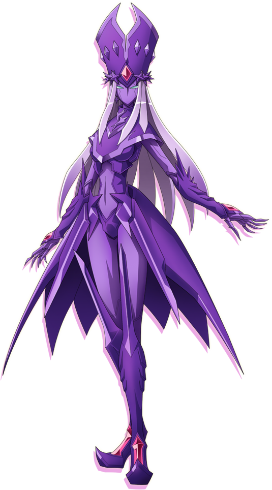 Accel World Purple Thorn Clipart (535x964), Png Download