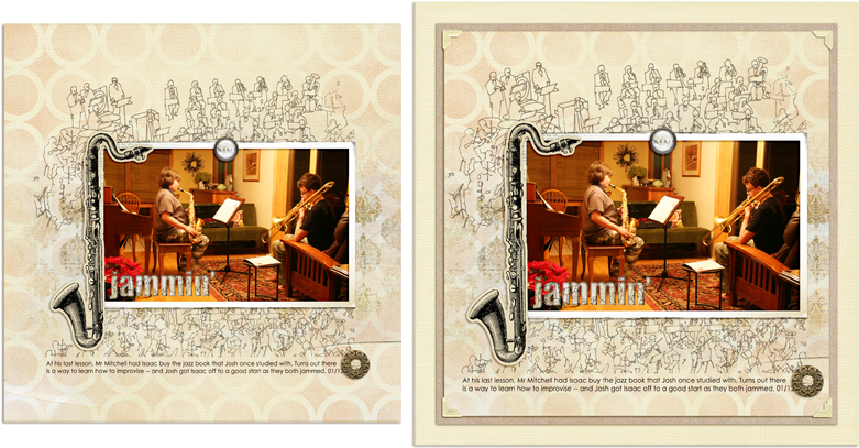 Jammin' By Debbie Hodge - Interior Design Clipart (800x417), Png Download