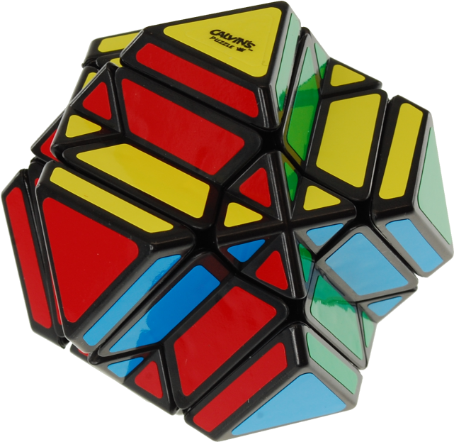 Troy Truncated 3d Star - Rubik's Cube Clipart (640x640), Png Download
