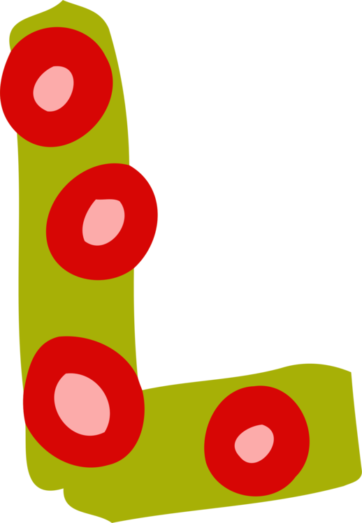 Alphabet Letter Case Art L Cut Clipart (518x749), Png Download