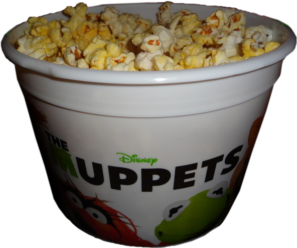As A Refresher, Here's The Muppets 2011 El Capitan - Popcorn Clipart (615x525), Png Download