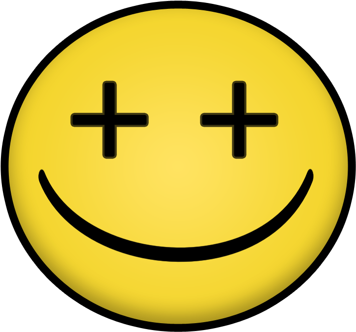 Smiling Corpse 'dead Smart' Gear - Smiley Clipart (1000x1000), Png Download