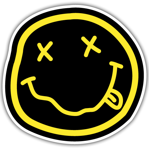 Cassie Sticker - Nirvana Smiley Face Clipart (510x510), Png Download