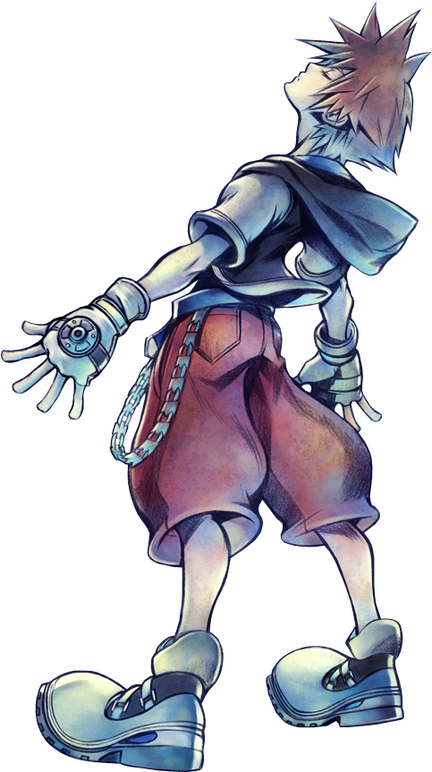 Sora06 - Kingdom Hearts Chain Of Memories Clipart (544x946), Png Download