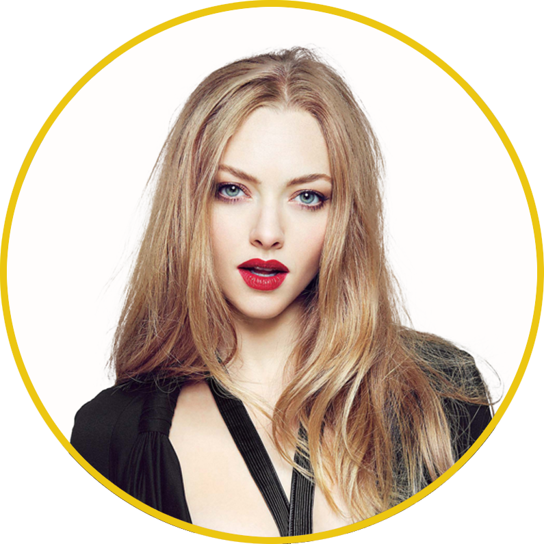 Amanda Seyfried - Amanda Seyfried Red Lips Clipart (795x795), Png Download