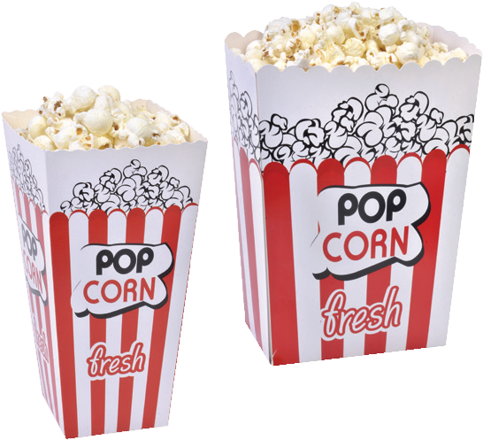 Pop Corn Cups, Food & Beverage Packaging, Popcorn Boxes, - Small Popcorn Clipart (600x600), Png Download