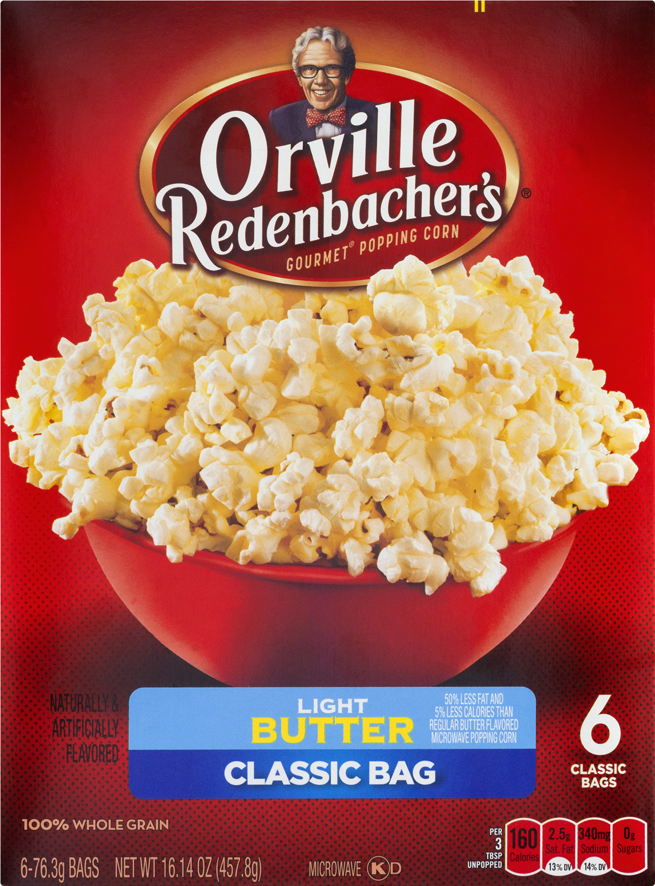 Orville Redenbacher S - Orville Redenbacher Classic Butter Clipart (1800x1800), Png Download