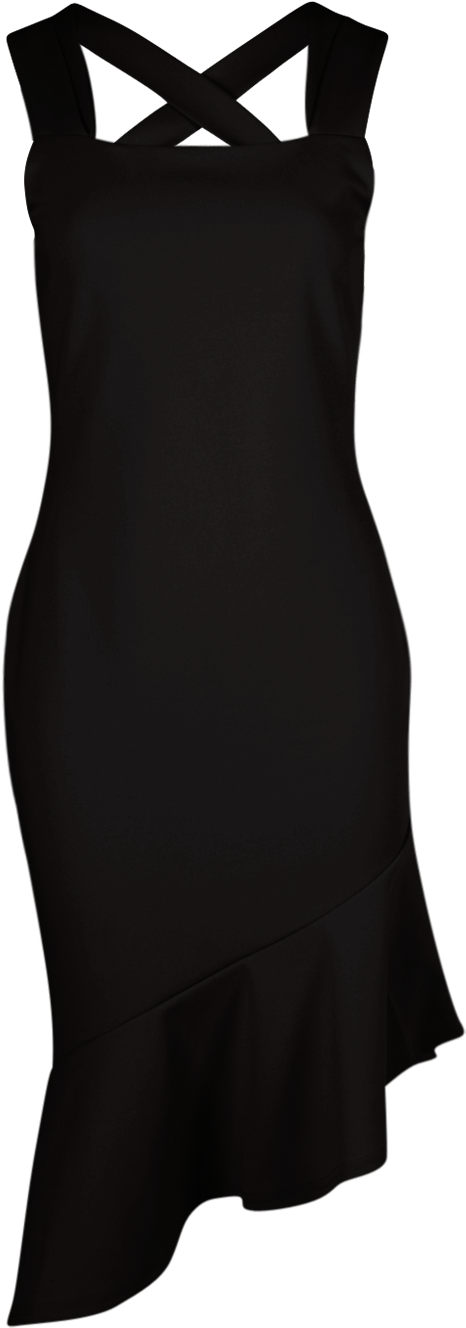 Little Black Dress Clipart (1000x1500), Png Download
