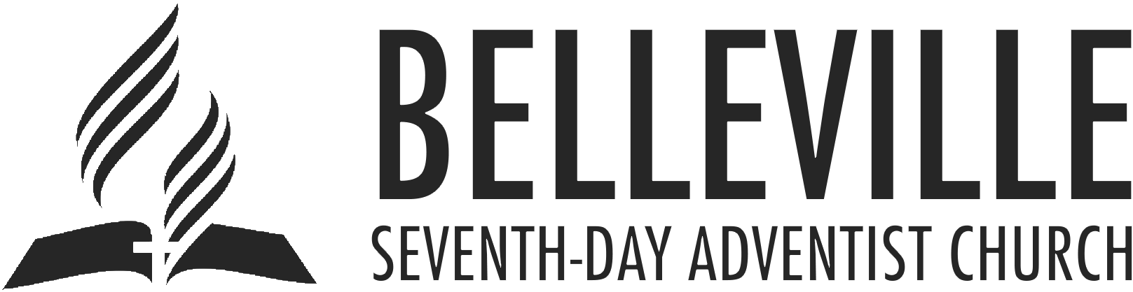 Cropped W Bellevillesda Logov1 1 - Seventh-day Adventist Church Clipart (1635x430), Png Download