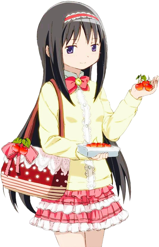 Mine Puella Magi Madoka Magica Transparent Madoka Magica - Cartoon Clipart (560x846), Png Download