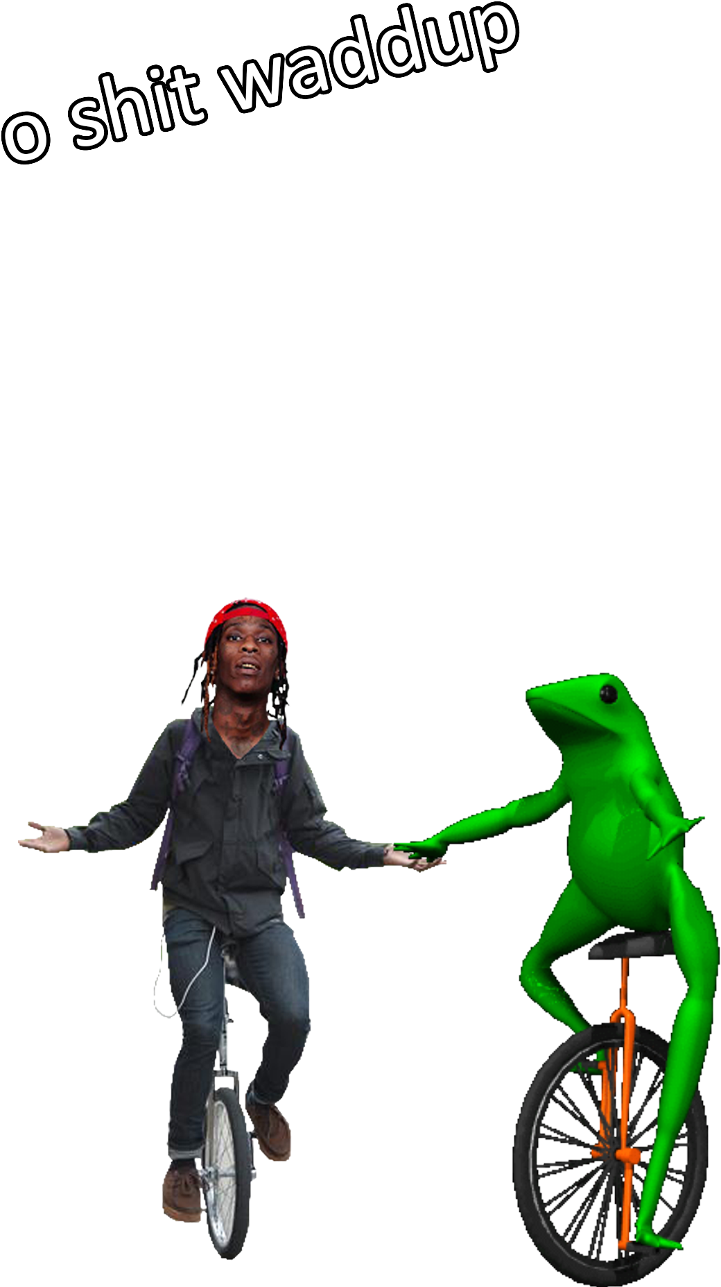 [filter] Dat Boi Fixed - Heres Come Dat Boi Clipart (1080x1920), Png Download