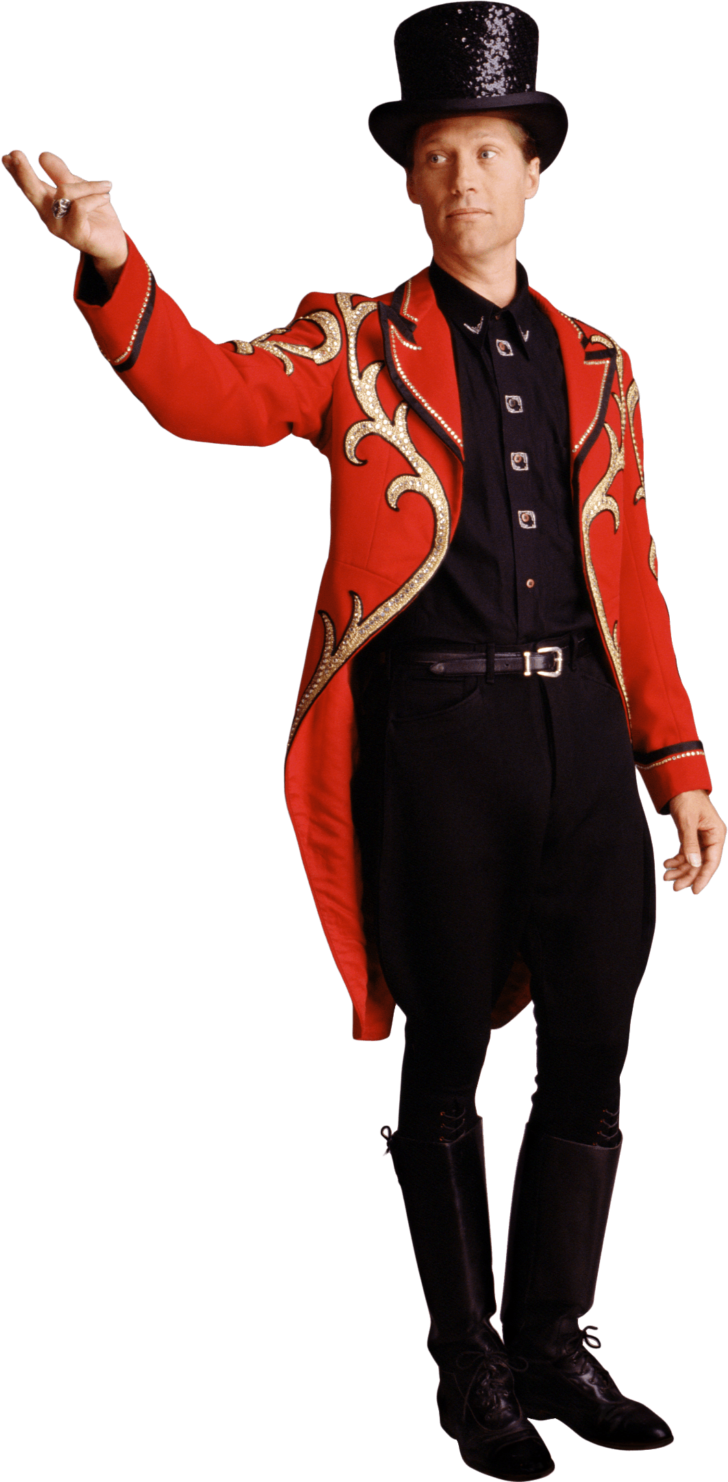 Circus Ringmaster - Master Of Ceremonies Outfit Clipart (1164x2250), Png Download