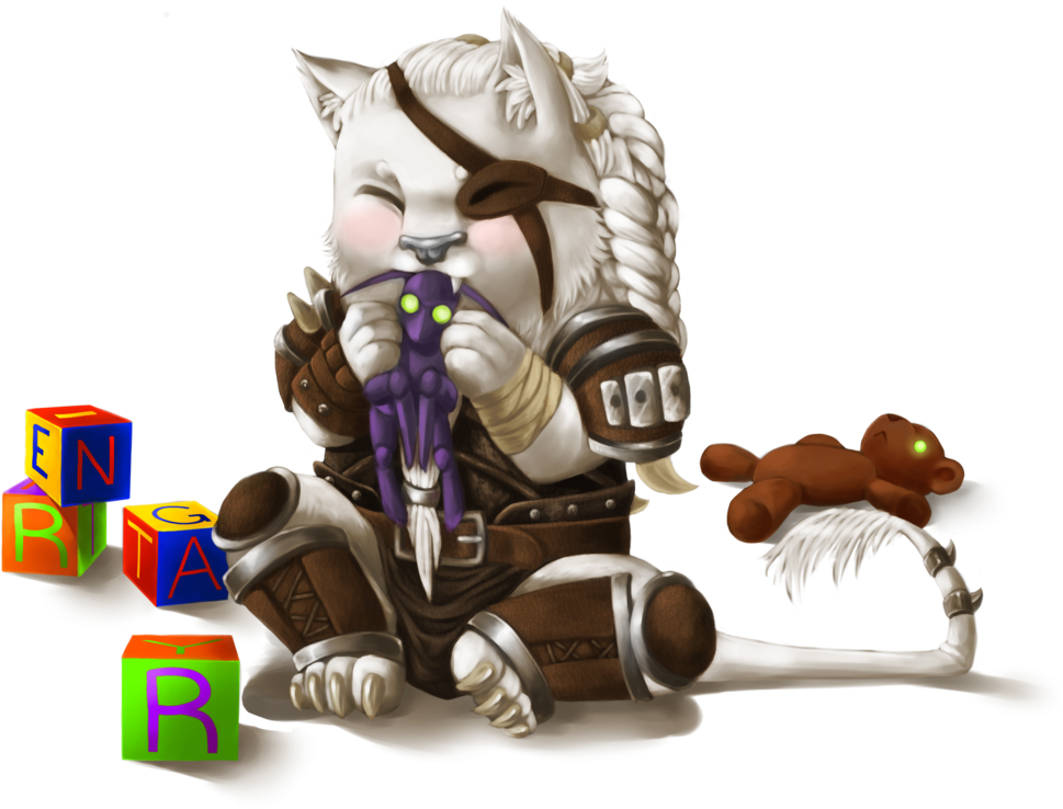Rengar - League Of Legends Cute Rengar Clipart (1024x781), Png Download