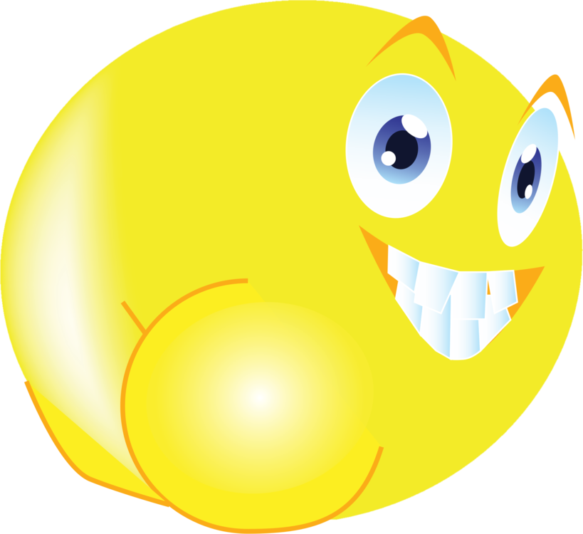 Smiley Emoticon Computer Icons Mooning Emoji - Mooning Smiley Clipart (819x750), Png Download