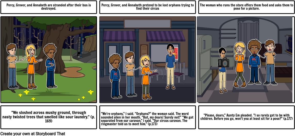 The Lighting Thief Chapter - Cartoon Clipart (1165x550), Png Download